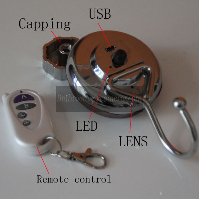 Buy Hook Spy Camera Motion Detection 1080p Bathroom Camera