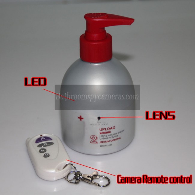 Buy Shampoo Bottle Hidden Camera 720P HD DVR Waterproof Pinhole Spy