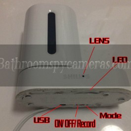 Buy hidden spy camera Toothbrush Rack for Shower 16G Full HD 1080P DVR