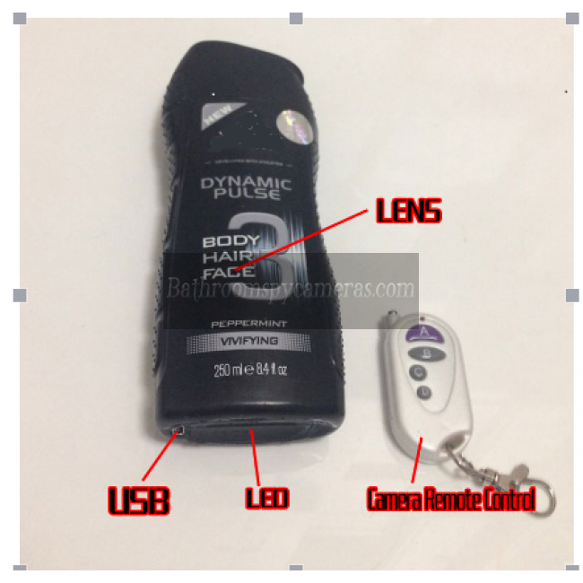 Buy security camera systems for Bathroom 16G Full HD 720P DVR with remote control on/off at Bathroom Spy Camera professional shop