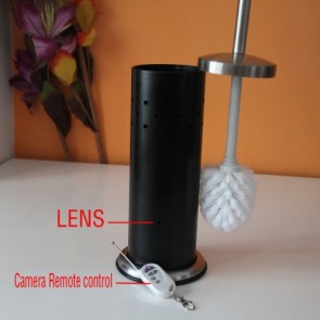 Hidden toilet Camera 32GB Brush Spy Splash 720P HD Bathroom Spy Camera Motion Detection DVR (RC)